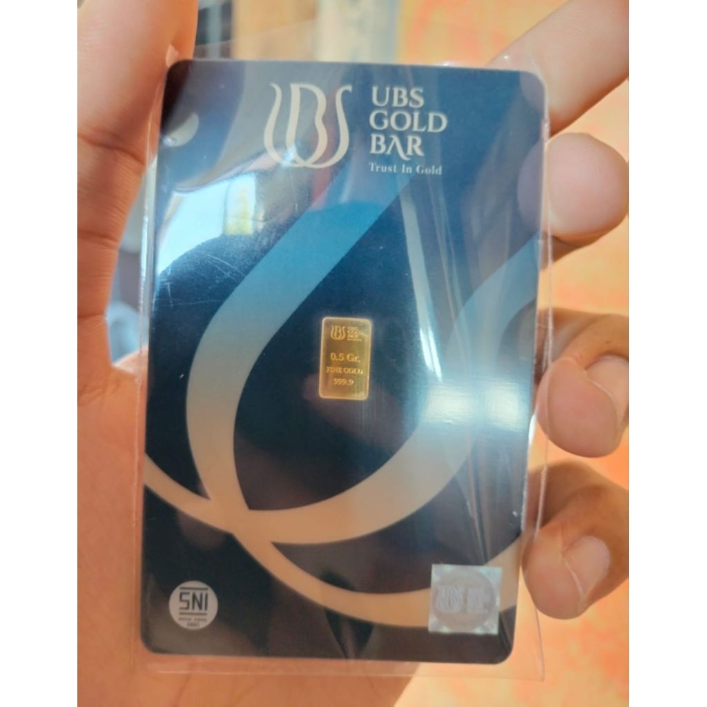 NEGO TIPIS Emas UBS Logam Mulia 0.5 Gram Asli Ori