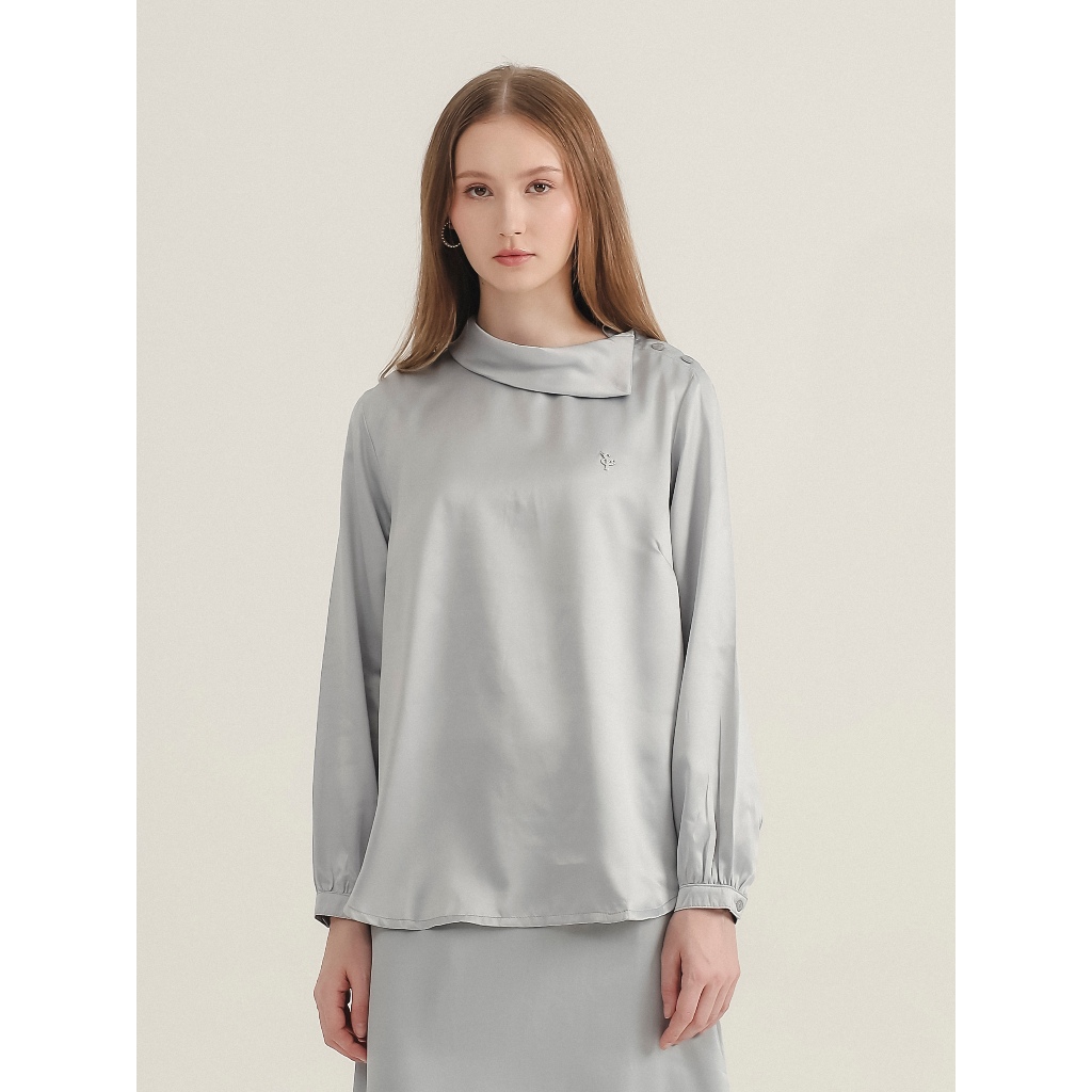 EXPAND Lily Blouse |Kemeja Wanita - Atasan Lengan Panjang