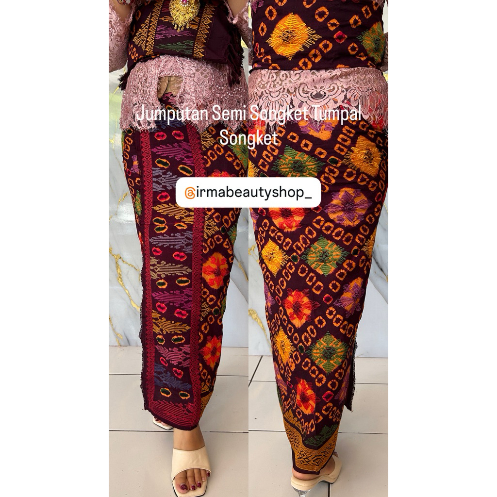 Sutra Jumputan Kalianget Tumpal Songket