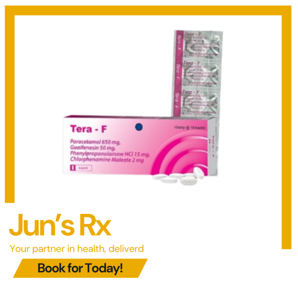 Tera-F Strip 10 Tablet | Tera F Obat Flu