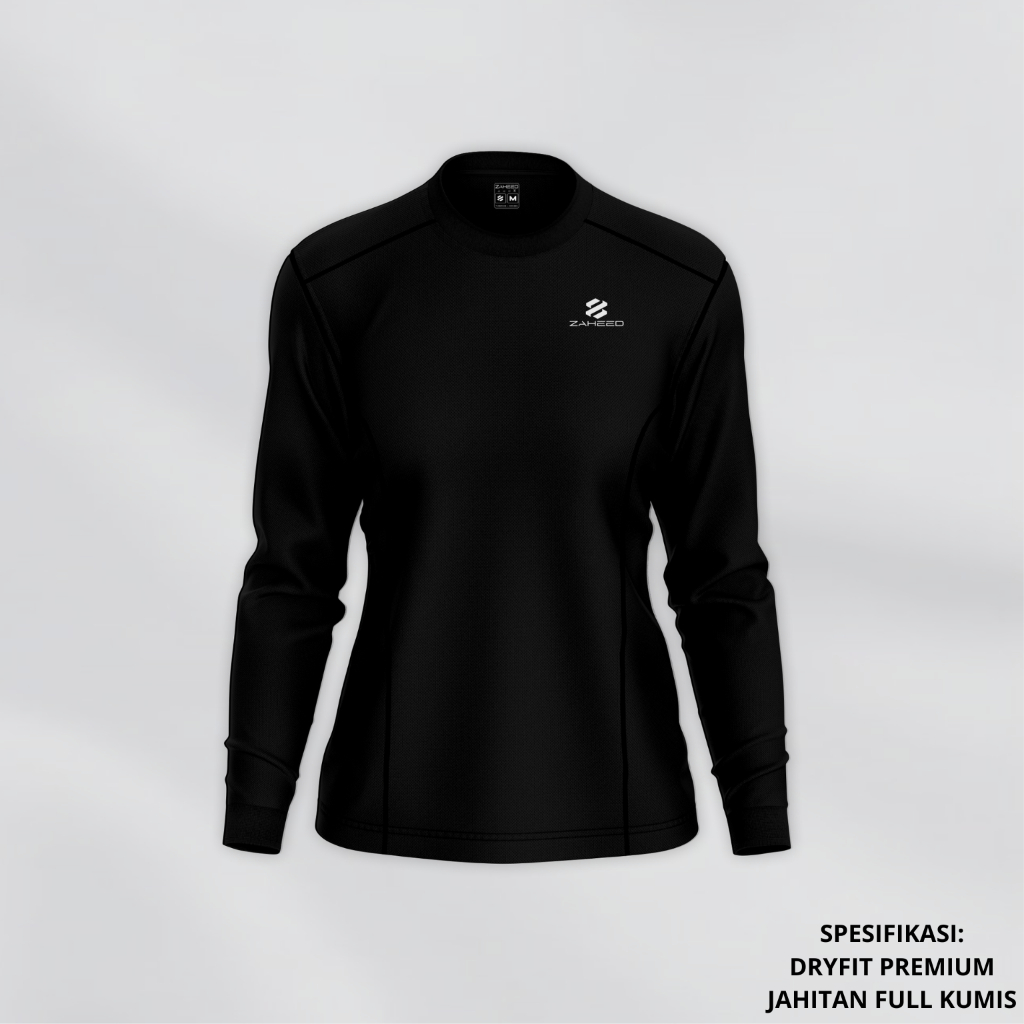 Jersey Running Wanita Lengan Panjang Baju Olahraga Wanita Dryfit