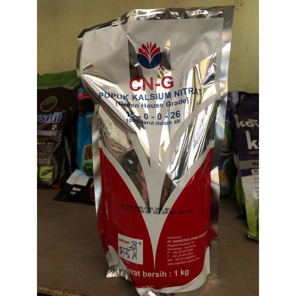 pupuk kalsium Cng 1kg-kalsium nitrat
