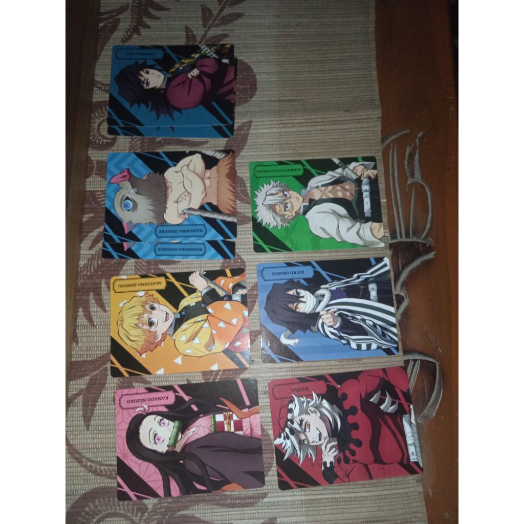 Akaza Douma Sanemi Demon Slayer Kimetsu No Yaiba Collectible Card OFFICIAL