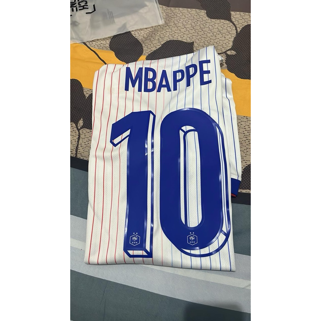 Jersey France Prancis Perancis Away 2024 Mbappe