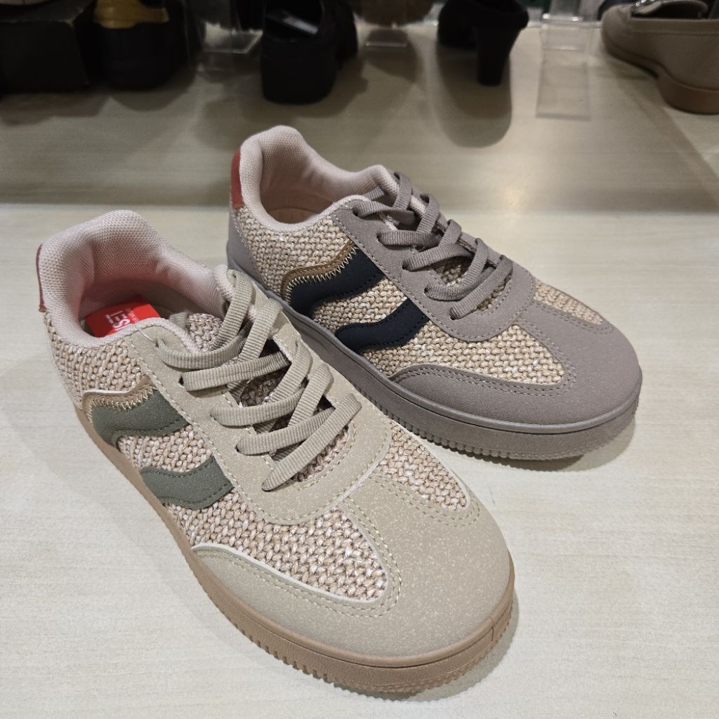 Triset sepatu sneakers tali wanita comfort & ori size 36-40