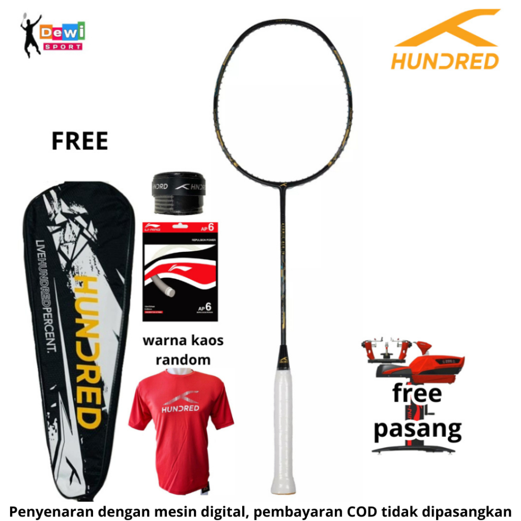 Raket Badminton HUNDRED ATOMIC AIR 78 SUPERLIGHT