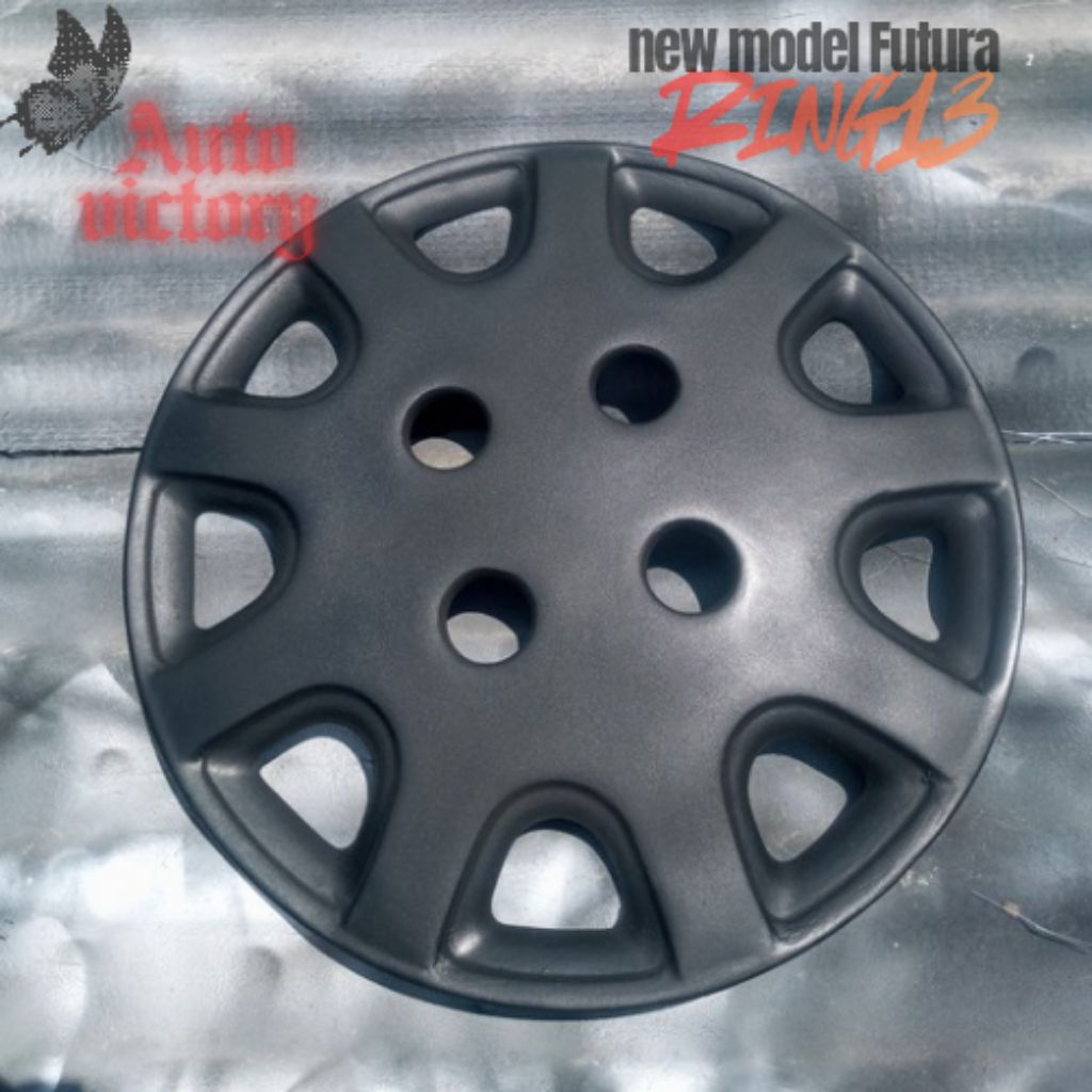 Wildop Ring13 model Futura pickup T120SS L300 wheel dop velg kaleng mobil Ring13 bisa cod