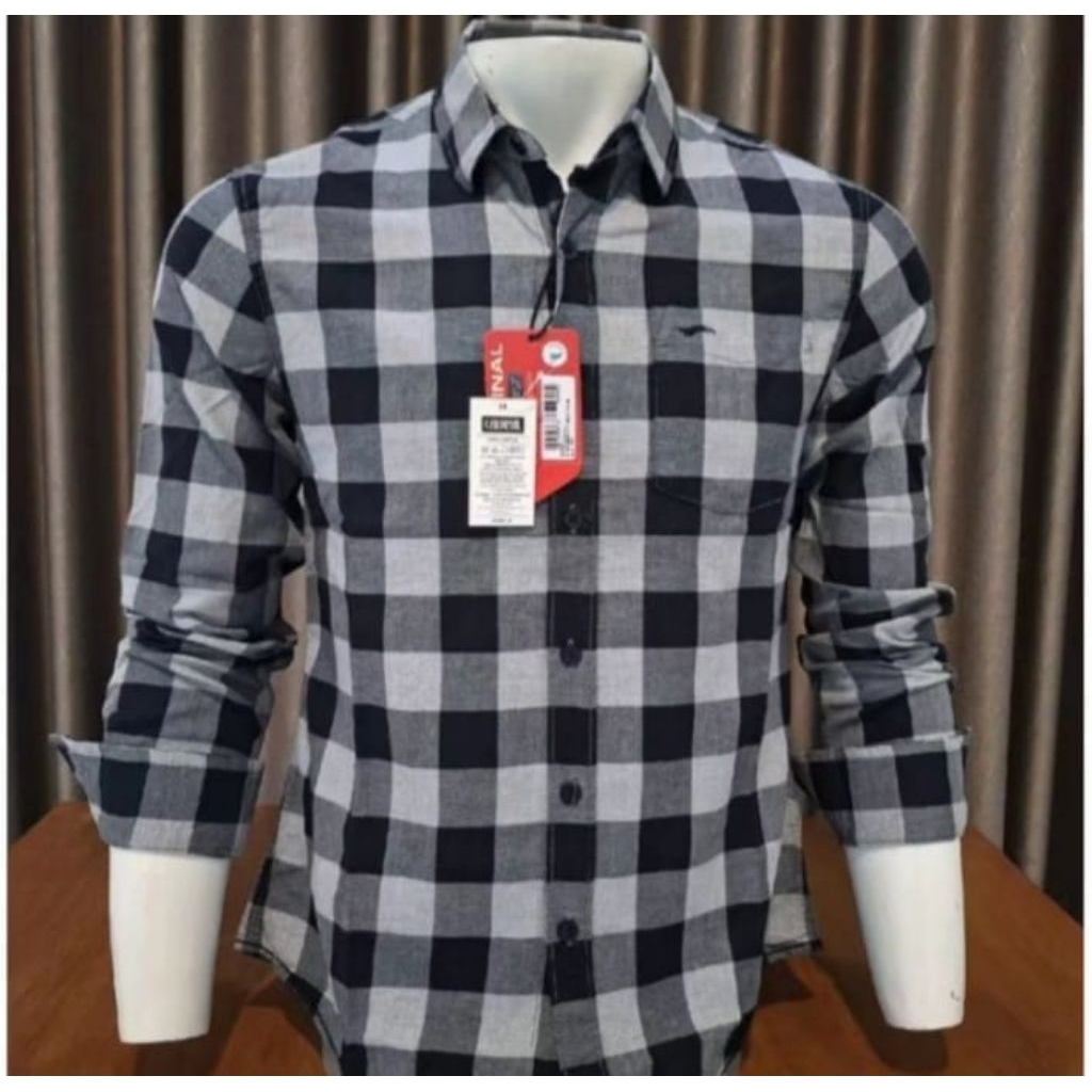 KEMEJA CARDINAL JEANS ORIGINAL SLIMFIT LENGAN PANJANG