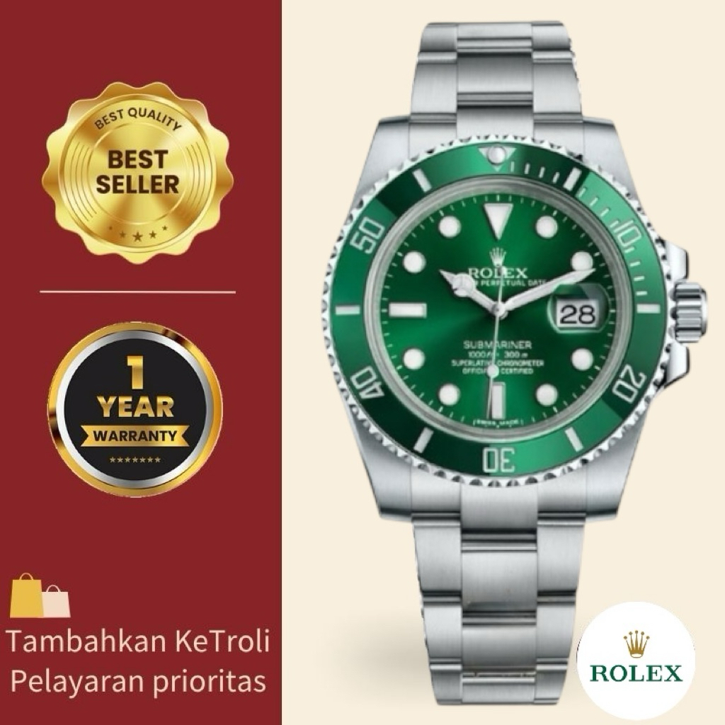 COD jam tangan Rolex otomatis  stanlis Stell kualitas terbaik