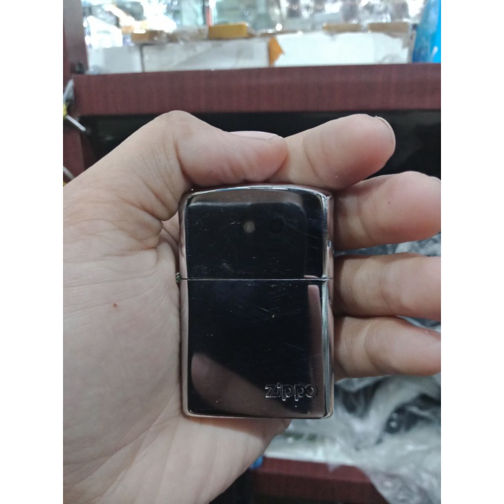 korek Zippo dua denting korek klasik minyak sumbu