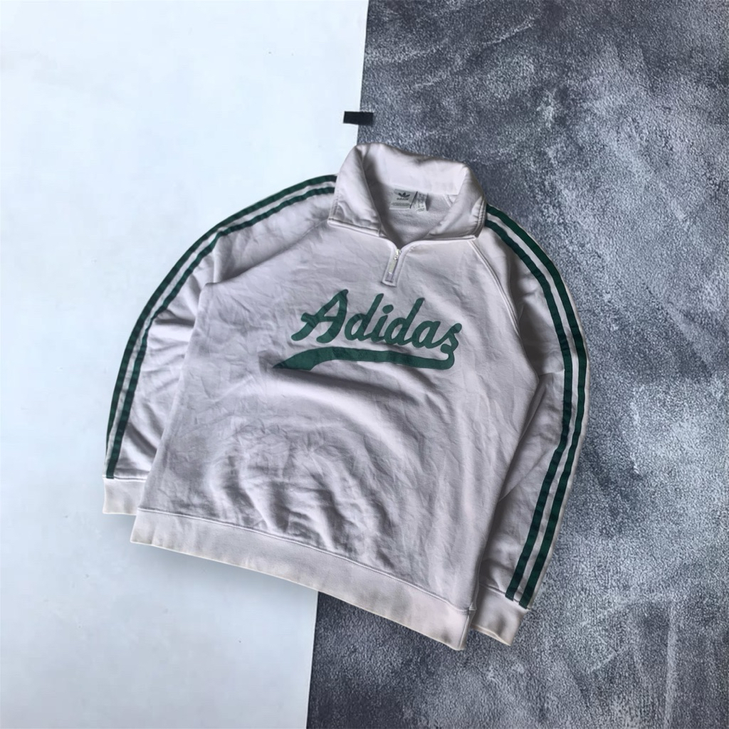 sweater halpzip adidas second