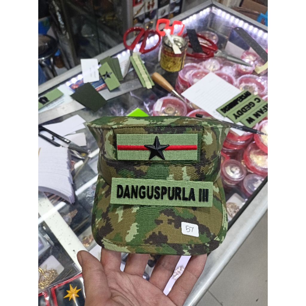 Topi Pet PDL Okinawa Terbaru + Pangkat Dan Nama Costum