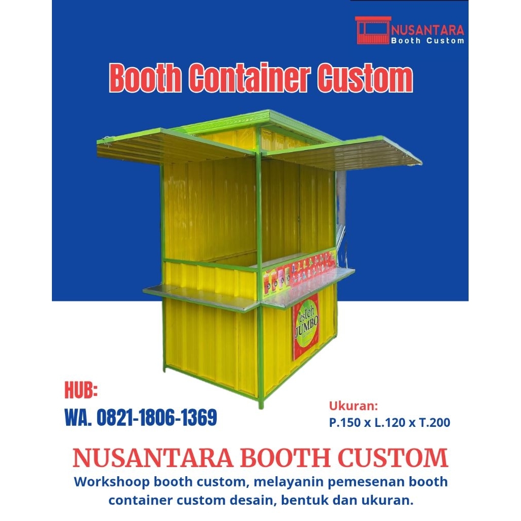 booth container jualan Booth Container Custom UMKM Murah Booth Container Cafe Mini Siap Pakai  Booth