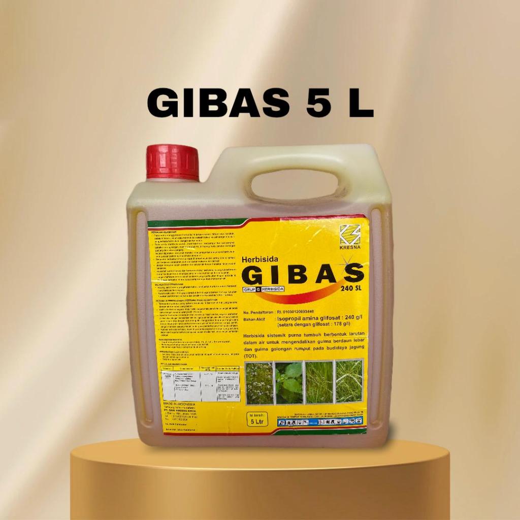 OBAT HERBISIDA GIBAS 5 LITER