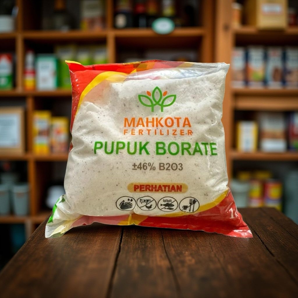 Pupuk Borate 1 Kg - REPACKING PUPUK BORATE MAHKOTA - Borat Mahkota