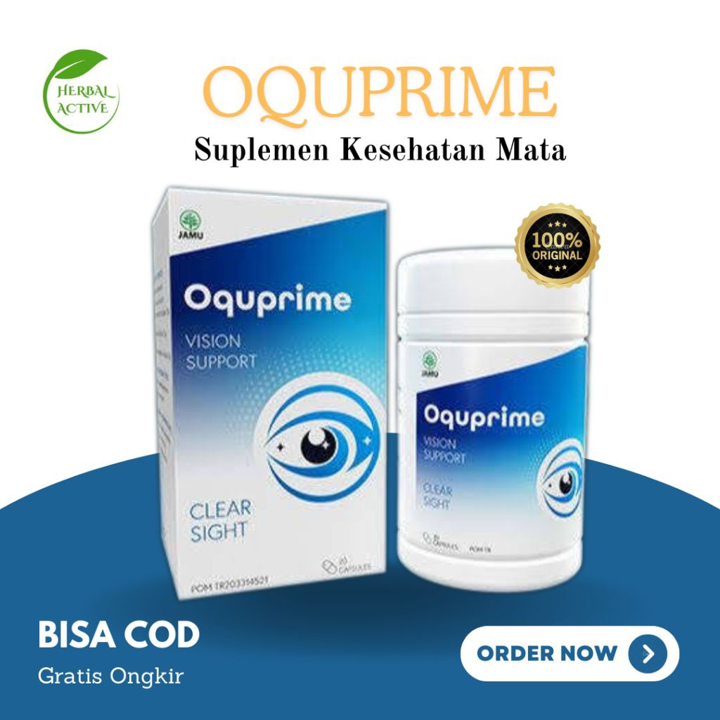 Oquprime Asli Original Suplemen Kesehatan Mata