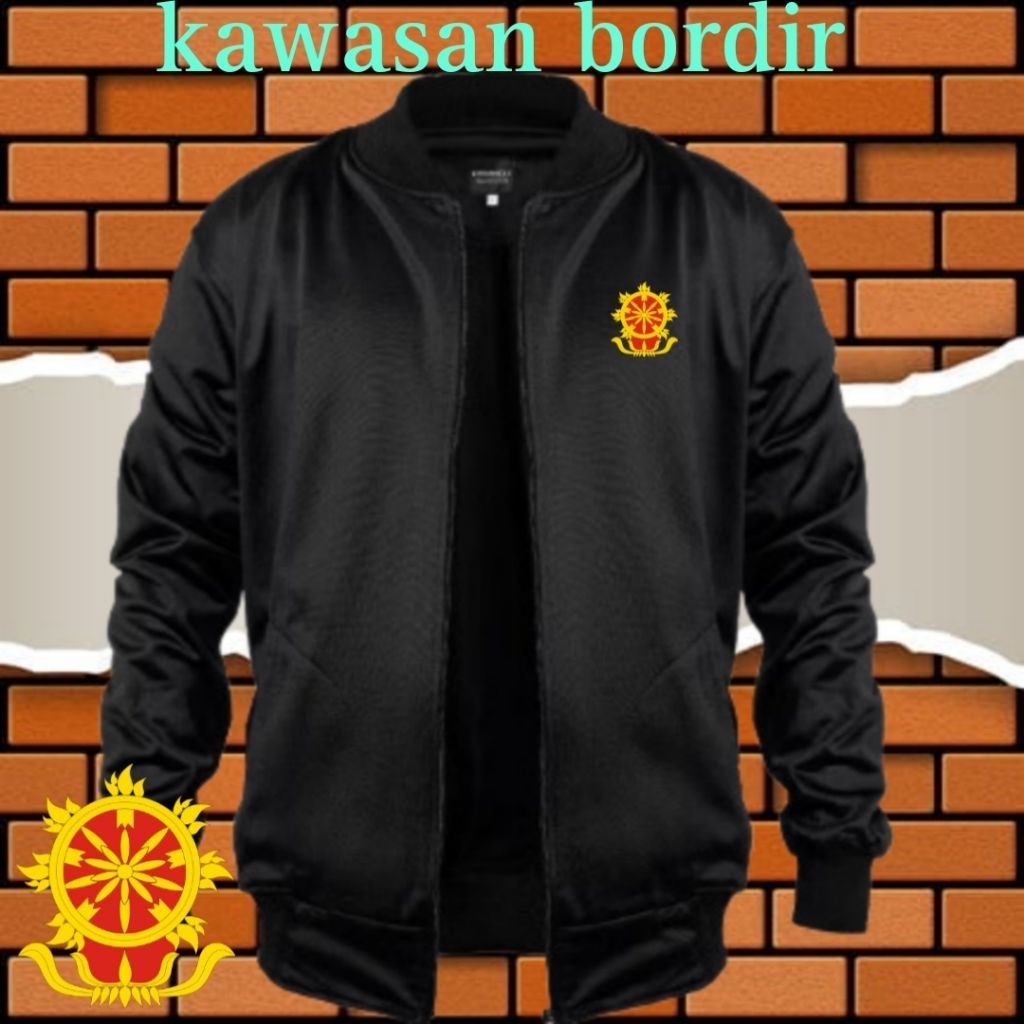 Terbaru jaket Kostrad bomber Kostrad jaket bomber Kostrad logo bordiran..