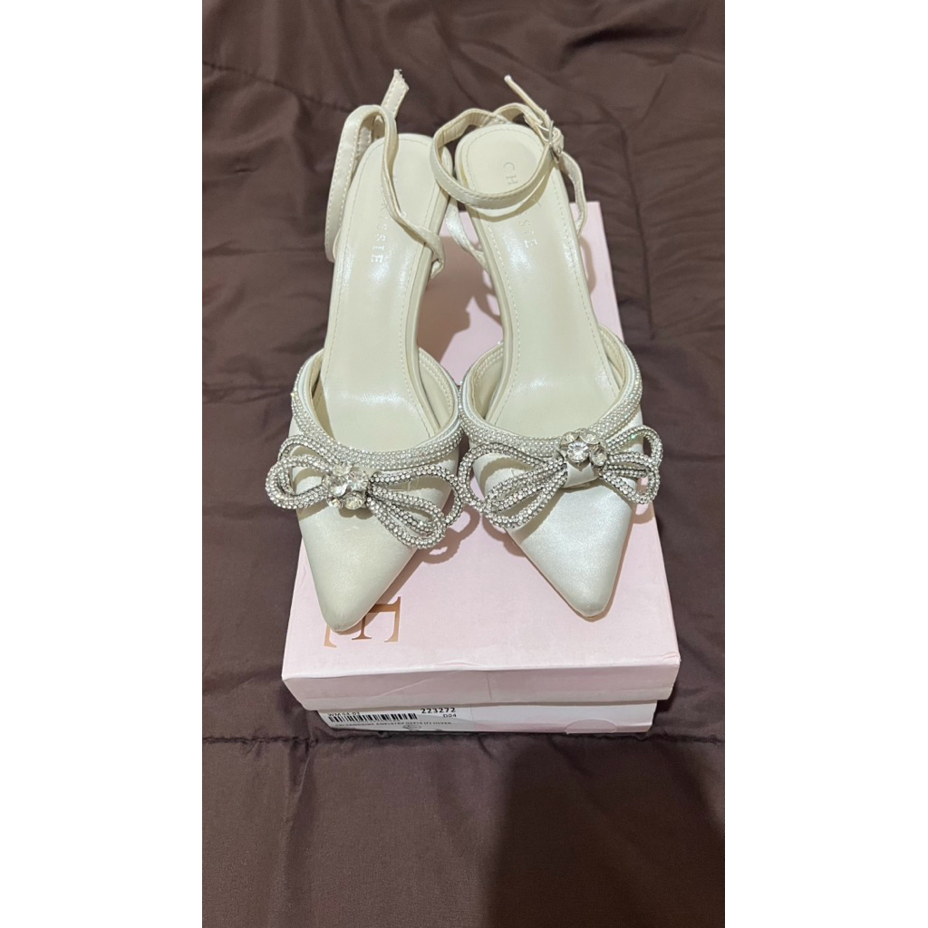 Payless Chrissie Womens Sandrine Heels Silver