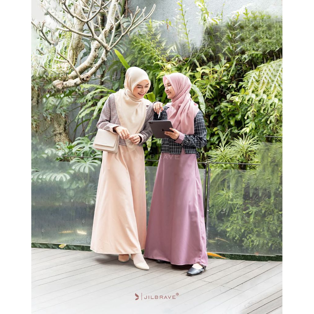 Nadine Dress by Jilbrave Size M Cream Red