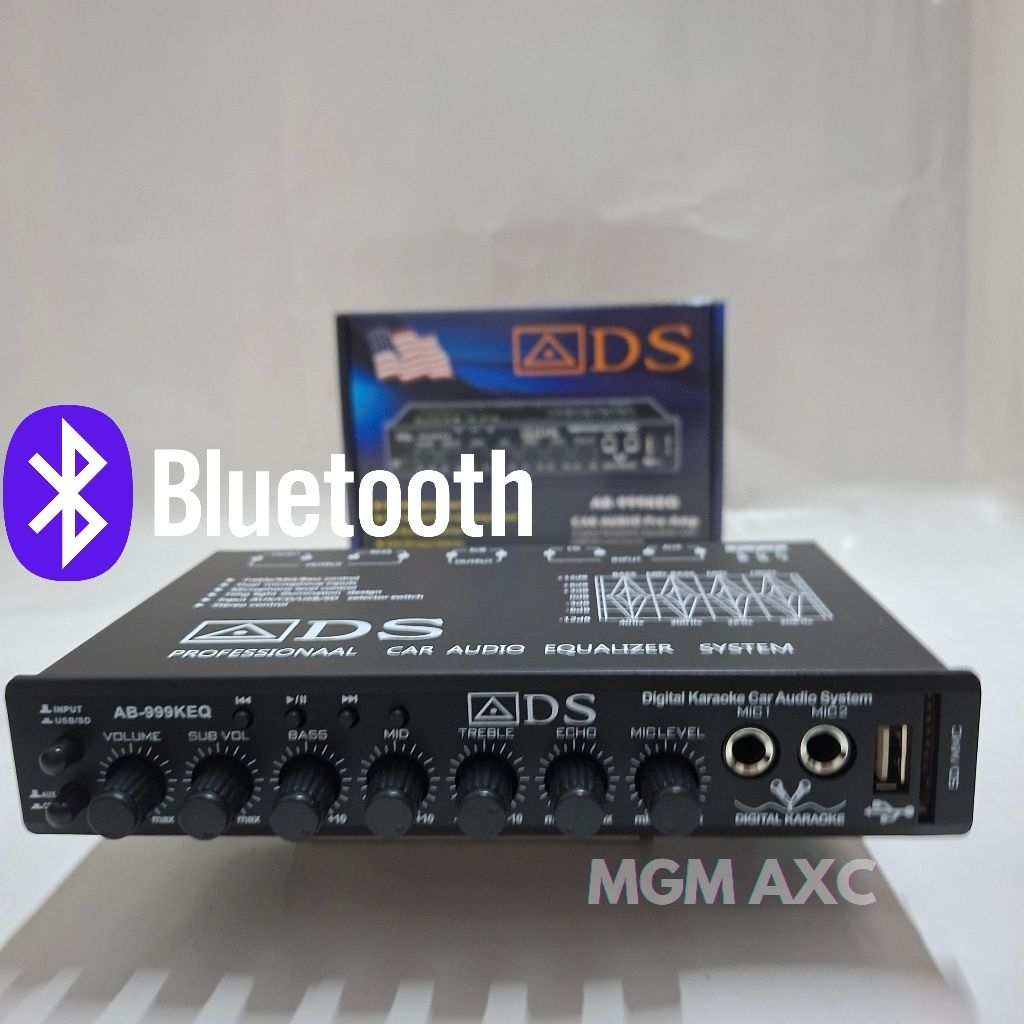 Pream Bluetooth Parametrik Equalizer Bluetooth Karaoke