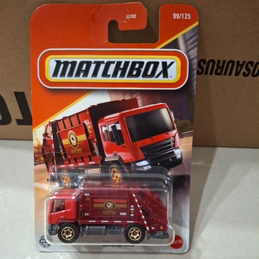 garbage king matchbox merah