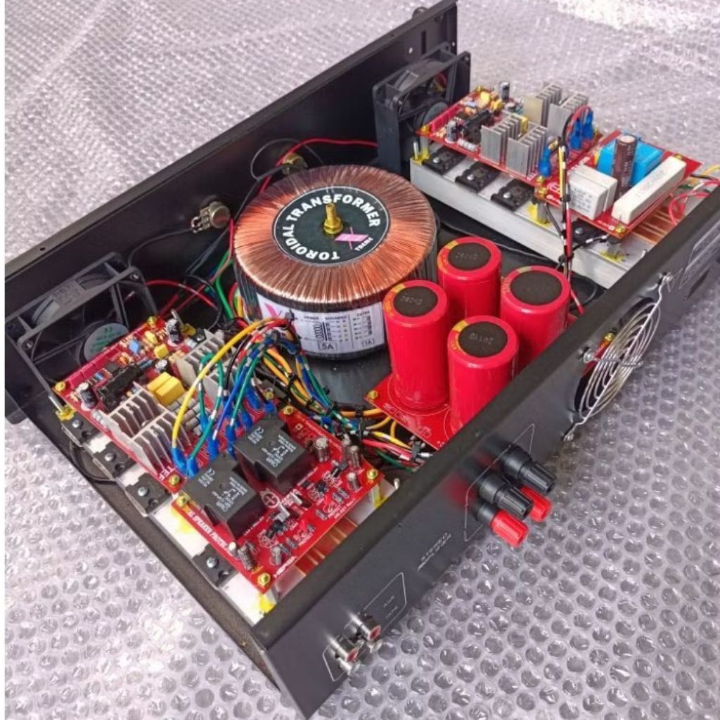 power amplifier rakitan 5A ct45 murni ( sudah di lengkapi speaker protector + sofstart)