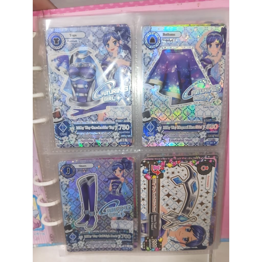 Aikatsu premium milky way set futuring girl