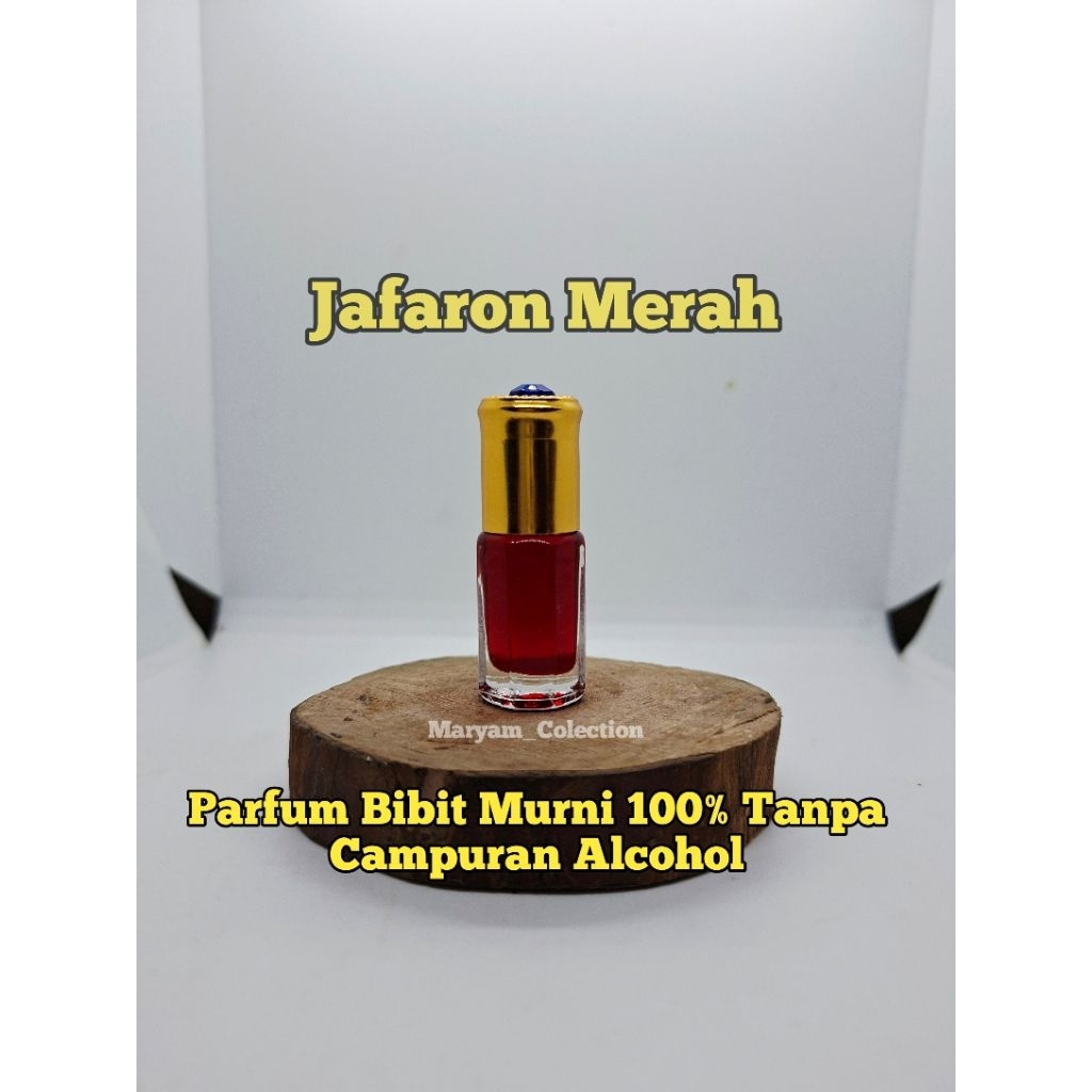 Jafaron Merah | Minyak Jafaron Merah Bibit Murni 100% Tanpa Campuran Alcohol | Parfum Jafaron Merah