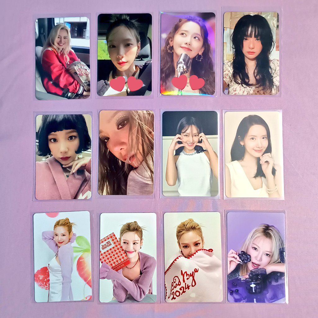 SNSD / Girls' Generation Red Velvet Photocard (Taeyeon Hyoyeon Yoona Seulgi) Forever 1 INVU Seasons 