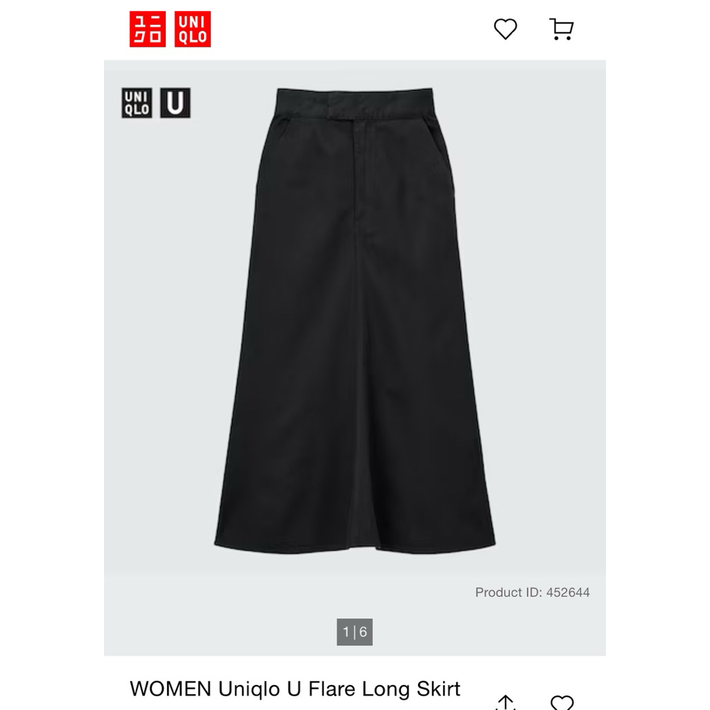 Preloved Rok Flare U by Uniqlo