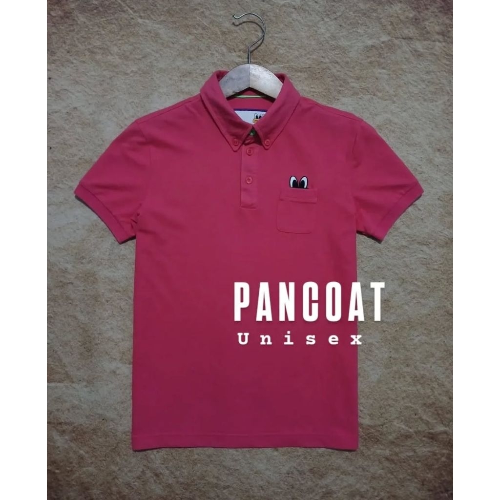 t-shirt polo PANCOAT bahan katun adem recomend bekas/second/preloved