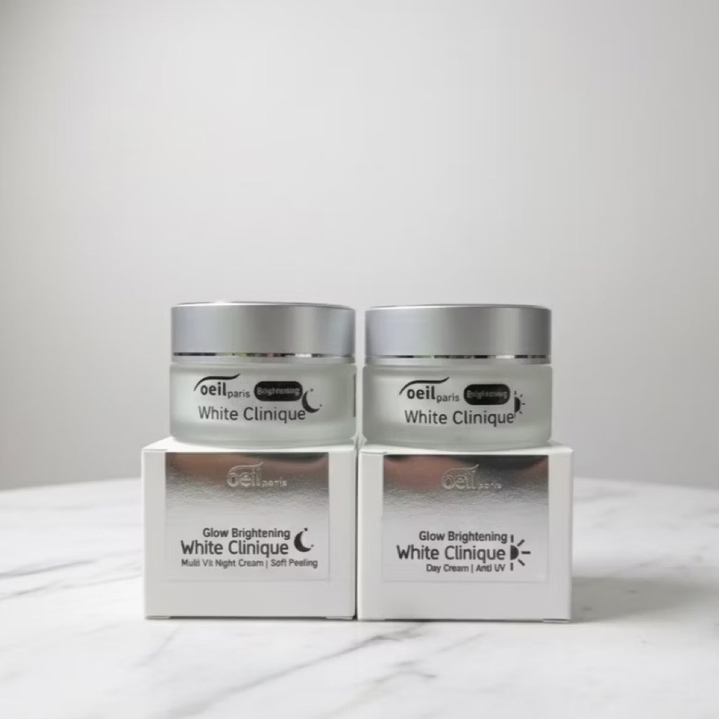 Oeil Paris Brightening White Clinique - with Vit.B dan Vit.E - Melembabkan dan Mencerahkan kulit