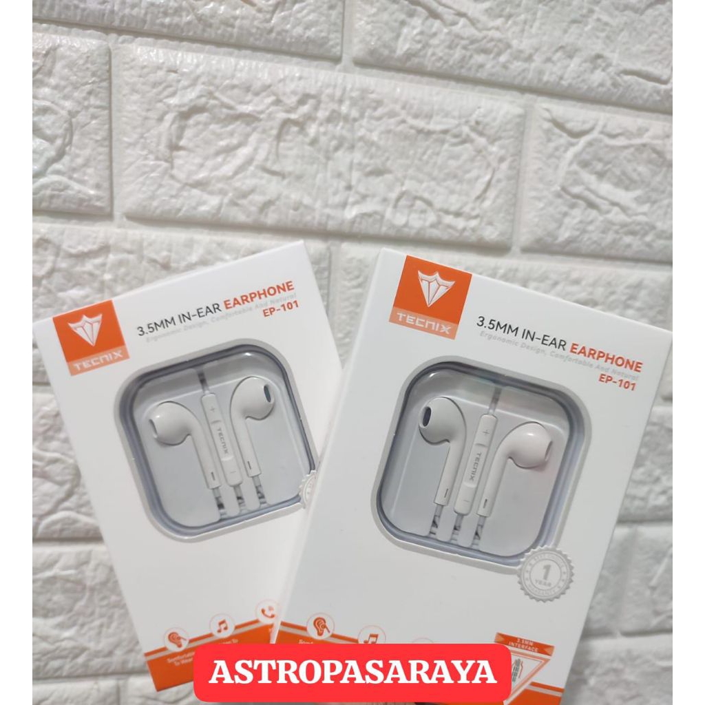 TECNIX EP-101MUSIC BASS EARPHONE ||EP-101 JACK 3,5MM