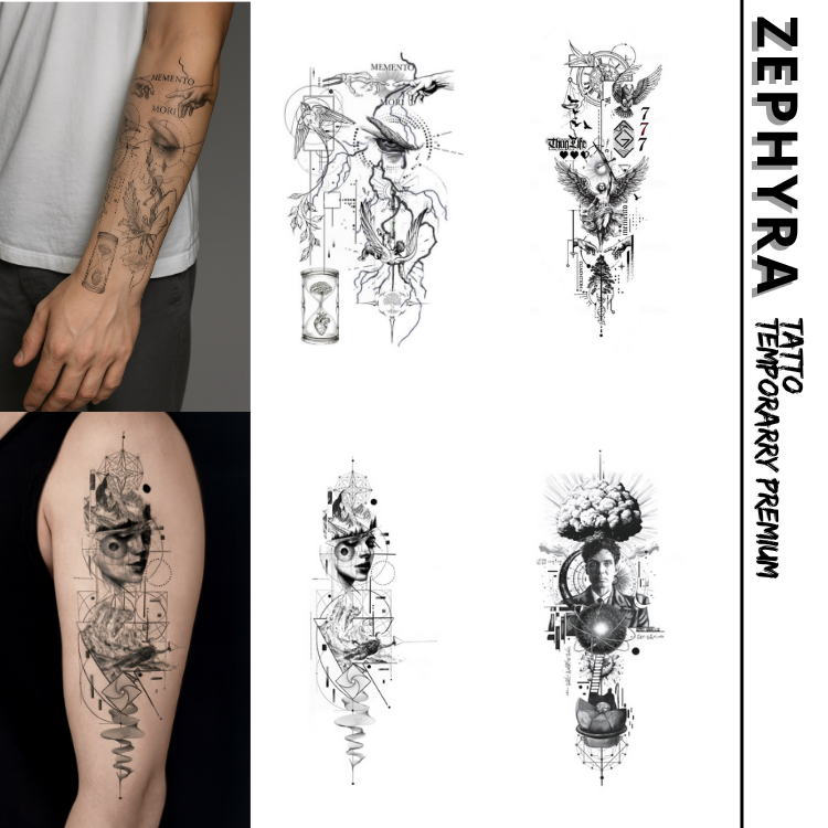 Tato Temporer Tahan Lama – Tatto Fruit Ink Keren untuk Tangan & Lengan | Desain Terbaru & Waterproof