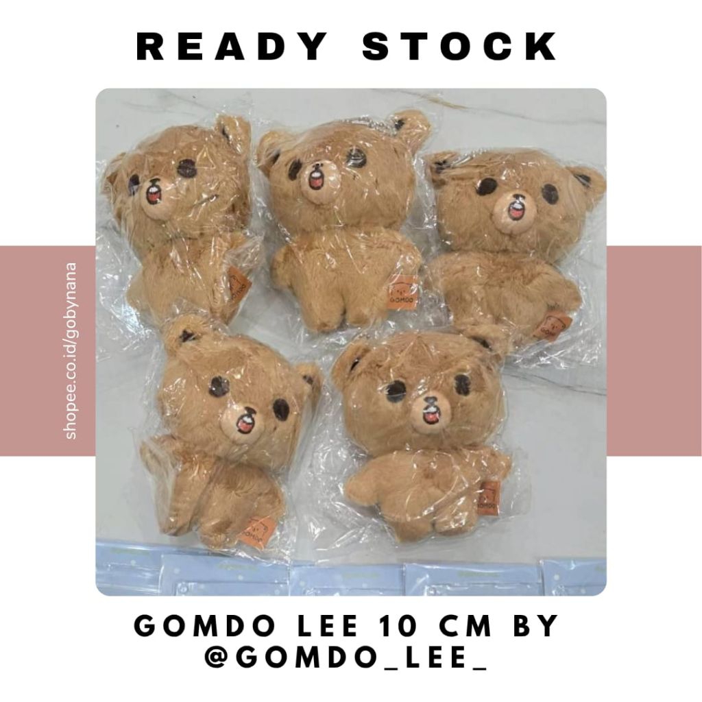 (READY STOCK) GOMDO LEE 10CM BY @GOMDO_LEE_ HAECHAN DOLL
