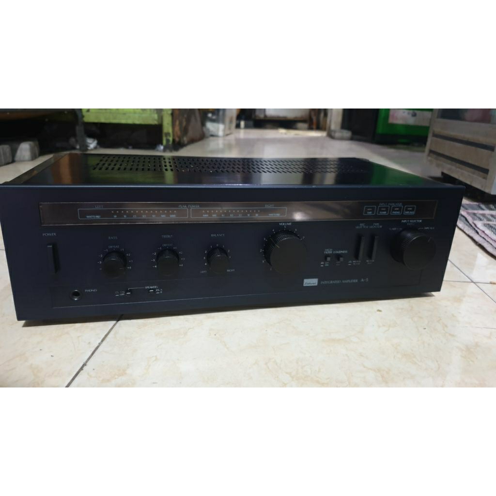 power amplifier sansui A-5 made in japan stereo intergrated second bekas normal siap pakai