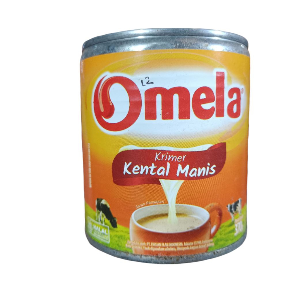Susu Krimer Kental Manis Omela Kaleng 370gr Omela Omella
