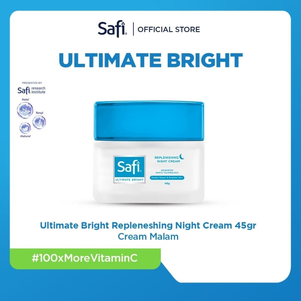 DC SAFI Ultimate Bright Reflenishing Night Cream (25gr,45gr)