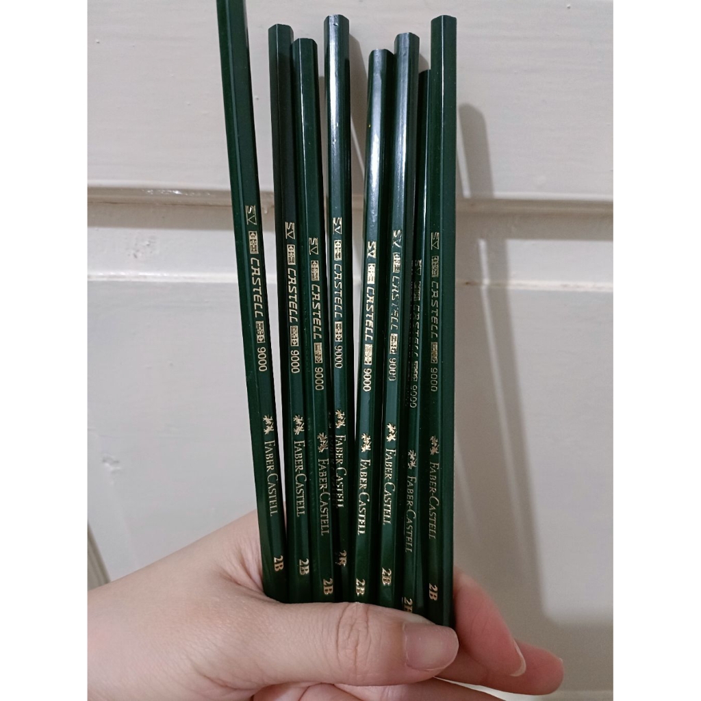 8 pcs pensil faber castell 2b