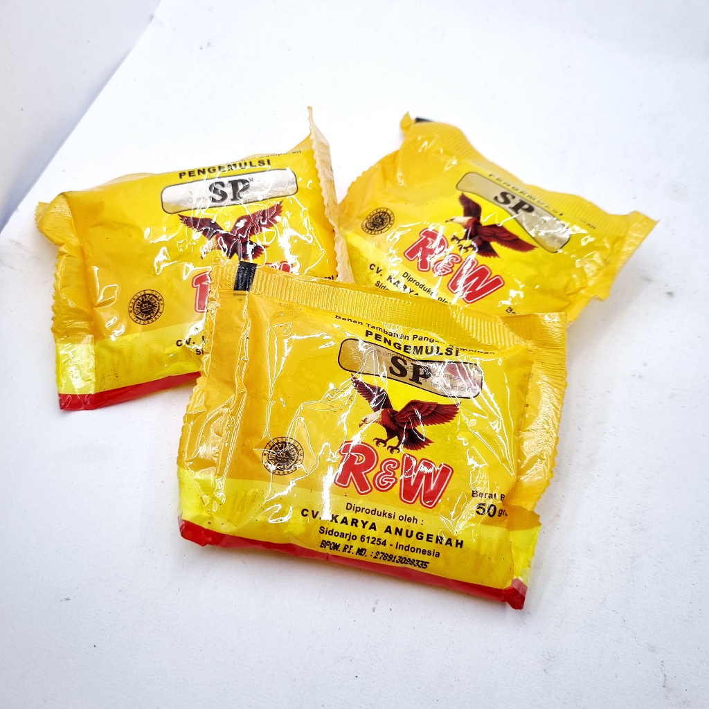 Paket 3 Pcs R&W SP Pengemulsi 50gr Pengembang Kue | Pengembang Kue dan Makanan