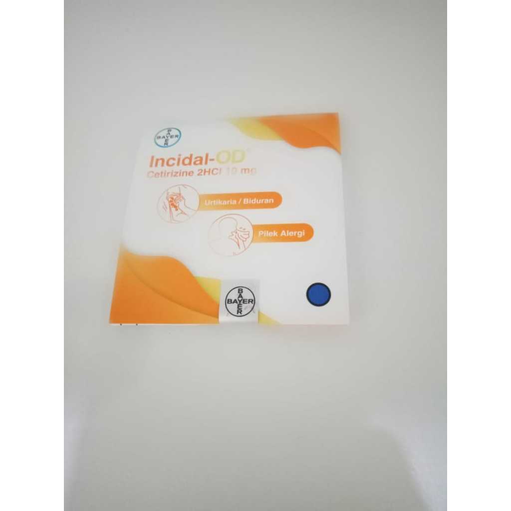 INCIDAL - OD 4 KAPSUL | OBAT GATAL ALERGI TABLET