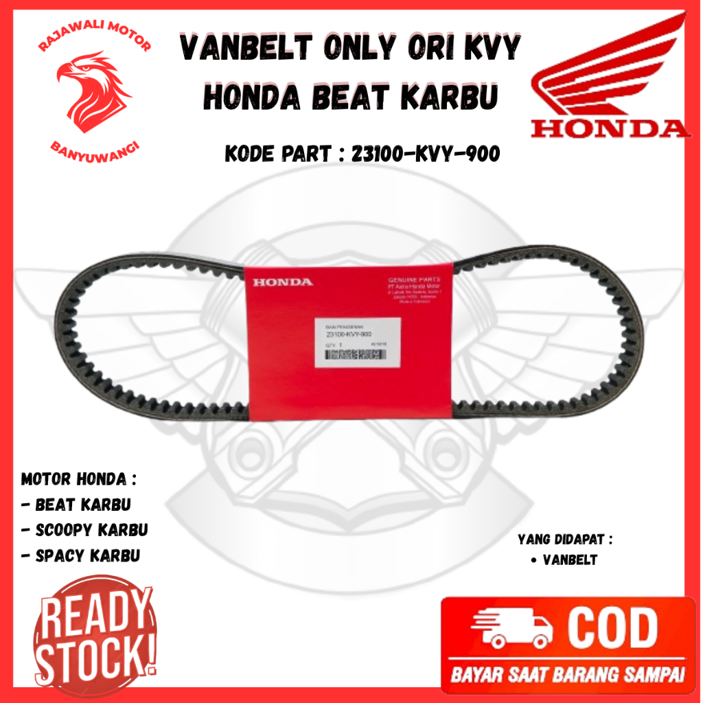 vanbelt beat karbu ori - panbelt beat - vanbelt beat carbu - vanbelt beat karbu original premium KVY