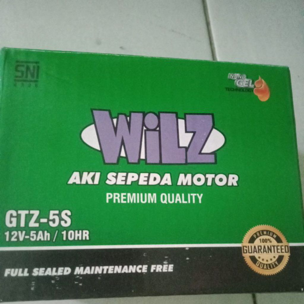 Aki Kering GTZ 5S (12V-5Ah)
