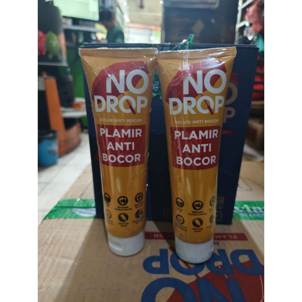 Dempul tembok anti bocor, plamir tembok lembab NO DROP 190GR