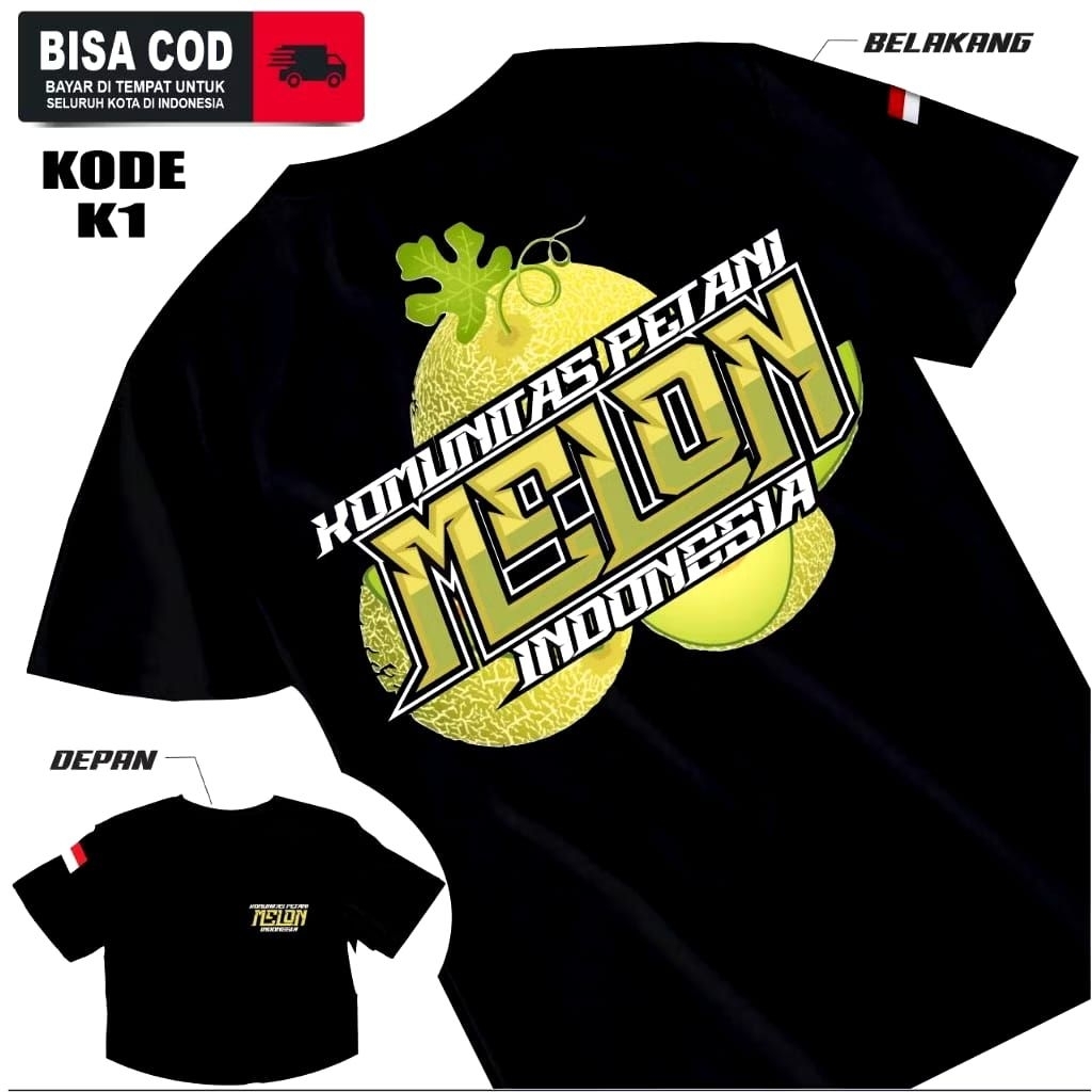 Kaos Komunitas Petani Melon Indonesia