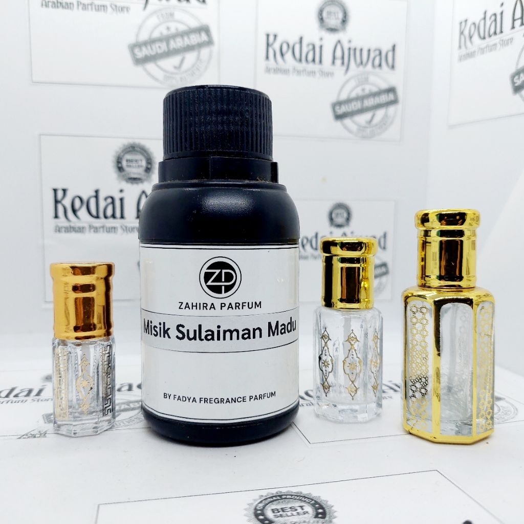 Misik Sulaiman Madu | Minyak wangi Misik Sulaiman Madu Bibit Murni 100% Tanpa Campuran