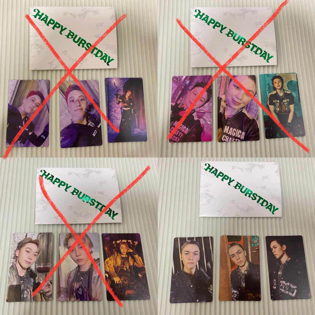 SVT SEVENTEEN BURSTDAY WEVERSE VERSION WV VER WOOZI HOSHI SEUNGKWAN VERNON WZ HS SK VN