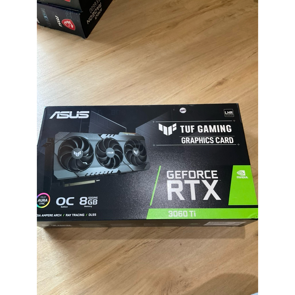 NVIDIA GPU ASUS TUF GAMING GEFORCE RTX 3060TI OC EDITION 8GB GDDR6 (2nd/bekas)