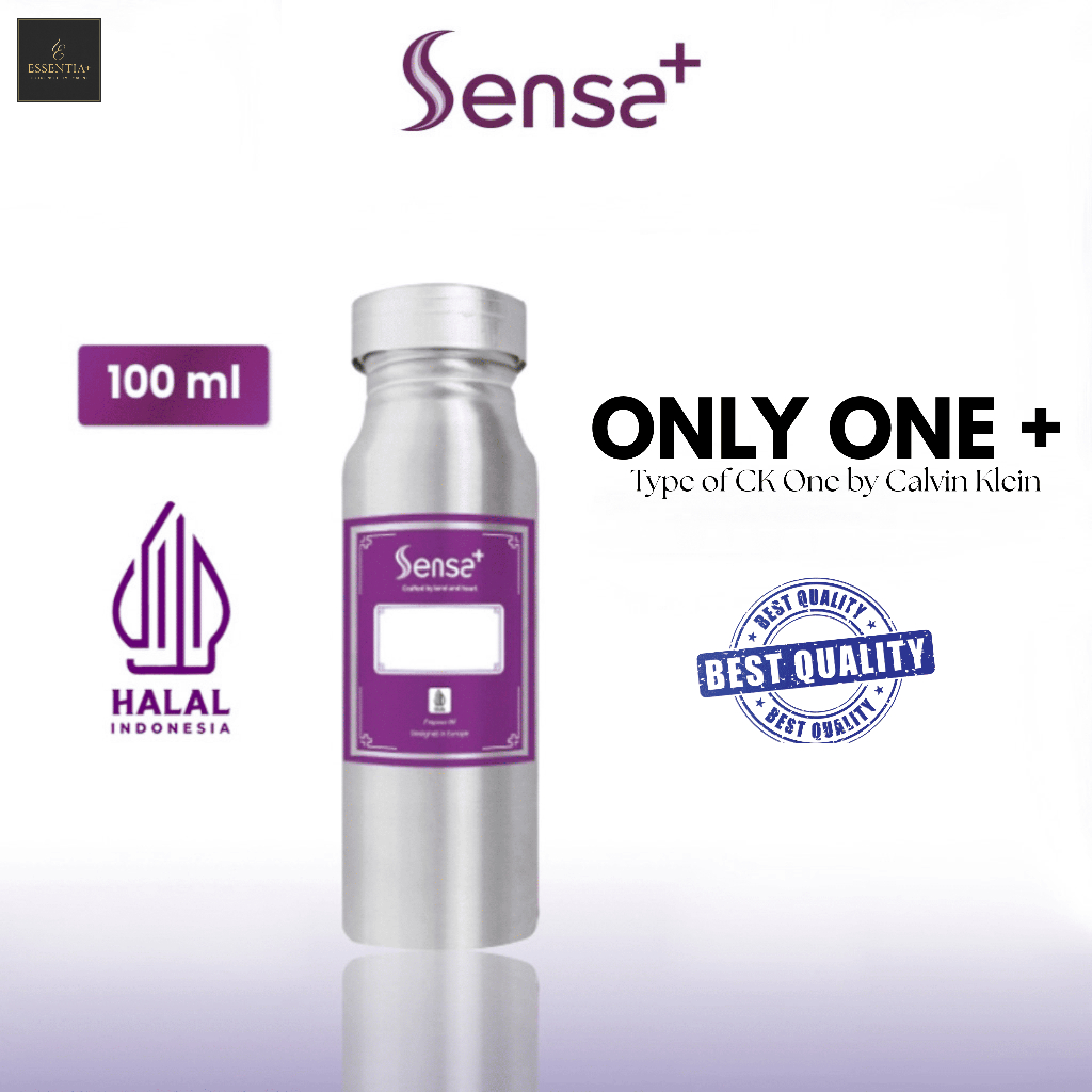 Parfum Bibit Sensa+ Non Alkohol Original Only One Inspired CK 0ne Kemasan Segel 100gram