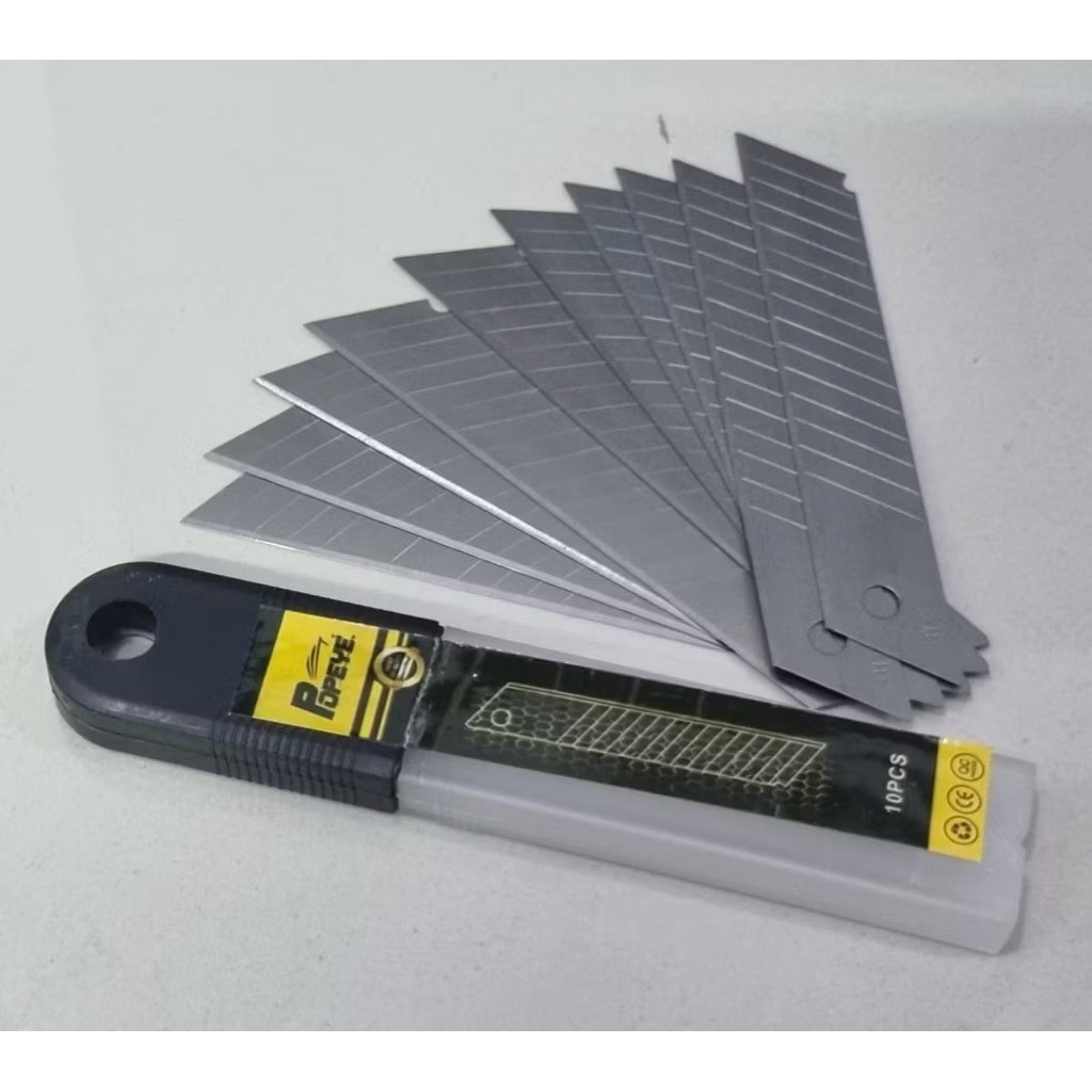 REFILL CUTTER BESAR 10PCS MATA CUTTER L150 ISI MATA PISAU CUTTER